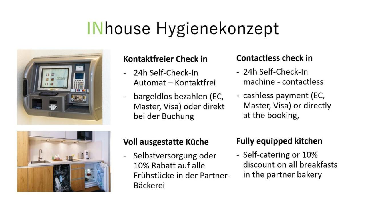 Inhouse - Wohnen Auf Zeit Aparthotel Ingolstadt Eksteriør bilde